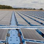 floating solar array